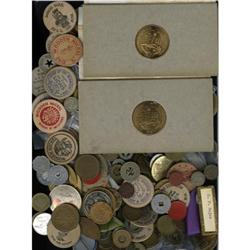 284-Piece Lot of Tokens and Medals
