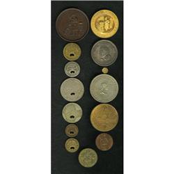 Miscellany of 14 Tokens and Medals