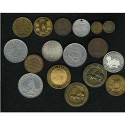 17 U.S., Canadian Tokens and Medals