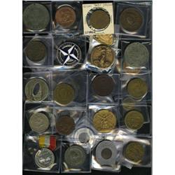 50-Piece Token and Medal Assemblage