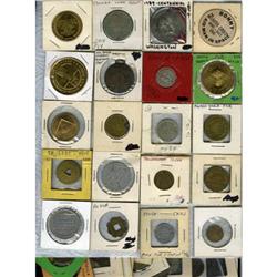 127 Assorted Tokens and Medals