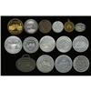 Image 1 : 15 Assorted Tokens and Medals, Mostly Related to
