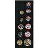 Image 1 : 11-Piece Lot of Political Buttons