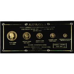 1988 Five-Piece Set of .999 Fine Gold Set #011