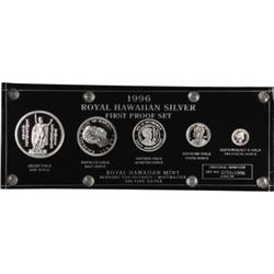 Five-Piece 1996 Royal Hawaiian Silver Proof Set