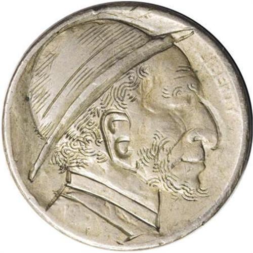 Original Hobo Nickel Carving.