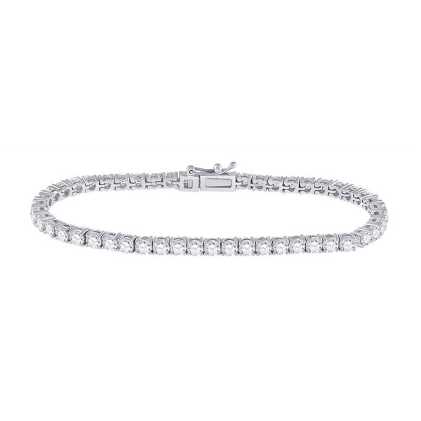 Diamond Tennis Bracelet 6 Cttw 14kt White Gold