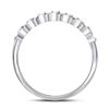 Image 4 : Diamond Stackable Band Ring 1/10 Cttw 10kt White Gold