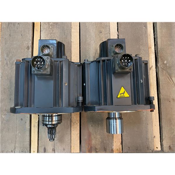 (2) NACHI MFM552H1V AC SERVO MOTORS