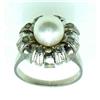 Image 1 : NATURAL BRILLIANT AND PEARL RING
