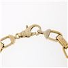 Image 4 : NEW Italian 14K Yellow Gold 8" Fancy Large Polished Cable Link Chain Bracelet