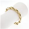 Image 6 : NEW Italian 14K Yellow Gold 8" Fancy Large Polished Cable Link Chain Bracelet