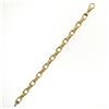 Image 7 : NEW Italian 14K Yellow Gold 8" Fancy Large Polished Cable Link Chain Bracelet