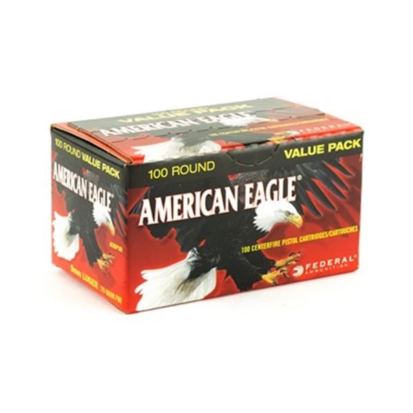 FED AM EAGLE 9MM 115GR FMJ - 100 Rds
