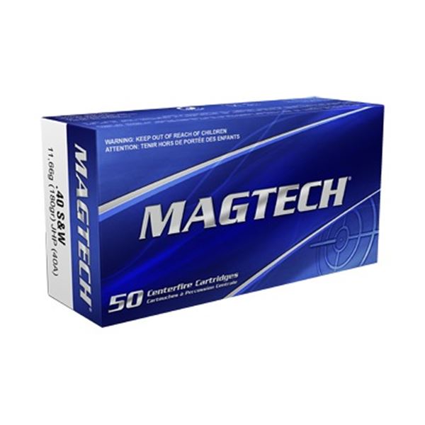 MAGTECH 40S& W 180GR JHP - 50 Rds