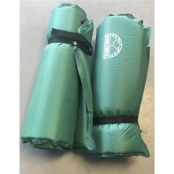 Two Self Inflating Sleeping Pads, Excort Brand, 20" x 72"