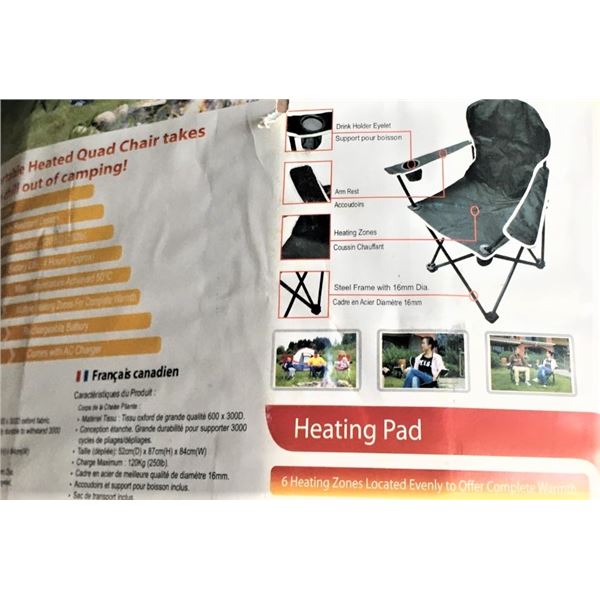 New in Packaging - Heated Quad Camping Chair