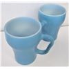Image 1 : Two Anchor Hocking Mugs Blue