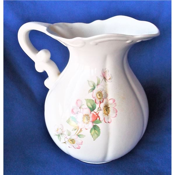 Floral Pattern Pitcher - Duncan Ceramic