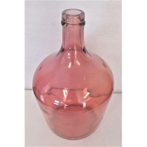 Pink Glass Bottle