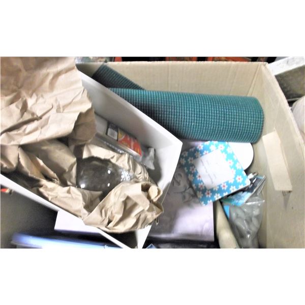 Box of Craft Supplies