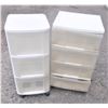 Image 1 : Two Plastic Drawered Storage Units