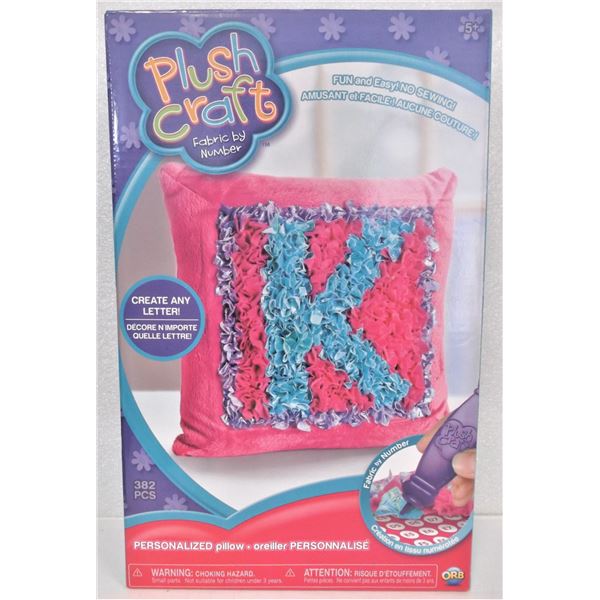 Plush Craft Fabric by Number - New in Box