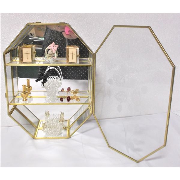 Display Case with Contents