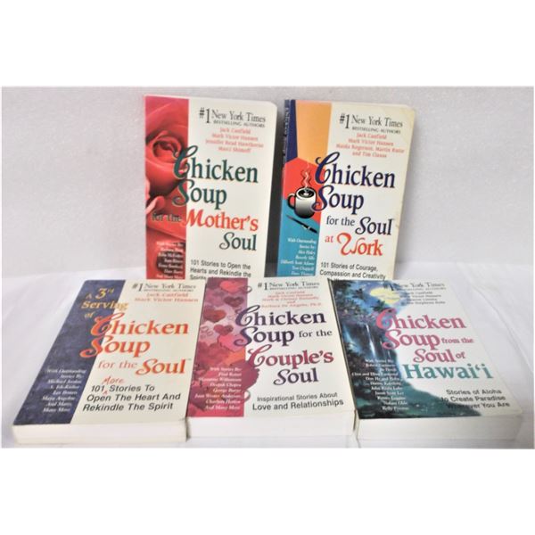 FIVE Chicken Soup for The Soul Books
