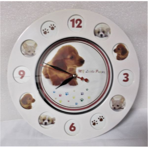 Puppy Wall Clock