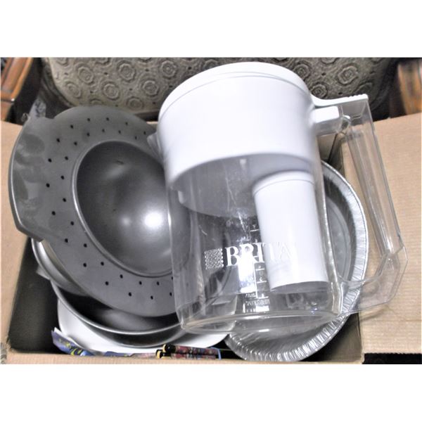 Box of Kitchen Items