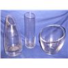 Image 1 : Three Glass Vases