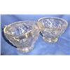 Image 1 : Lead Pinwheel Crystal Sugar Bowl and Creamer