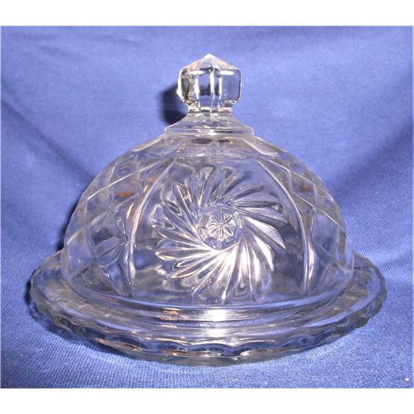 Lead Pinwheel Crystal Candy Dish