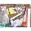 Image 1 : Box of Craft Supplies