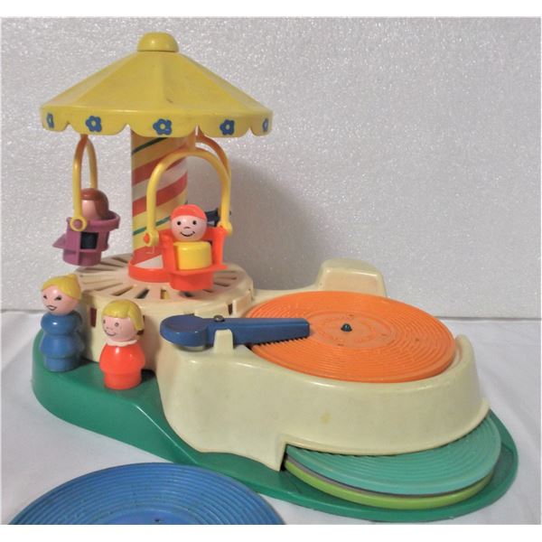Vintage Fisher Price Little People Change a Tune Carousel