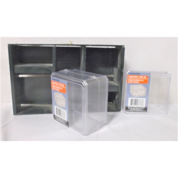 Small Display Shelf and Two Storage Containers