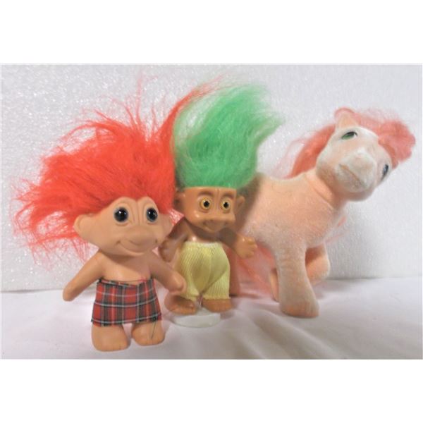 Vintage Troll Dolls and Pony