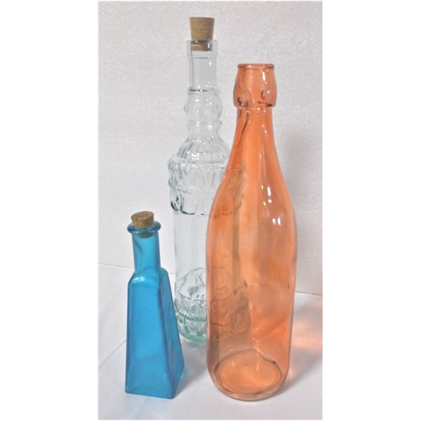 Three Decorative Bottles
