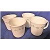 Image 2 : Four Corning Ware Mugs - Country Cottage Pattern