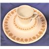 Image 1 : Corelle Dishes Gold Butterfly Pattern