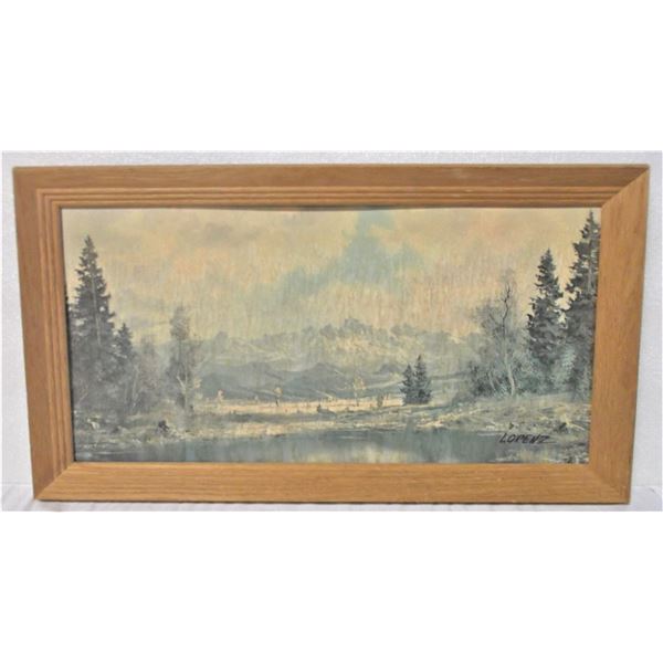 Framed Print - "Enchanted Vista" by Lorenz