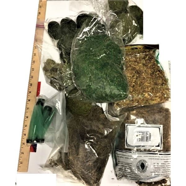 Floral Arrangement Moss and Supplies