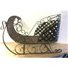 Image 1 : Large Wicker and Wood Sleigh