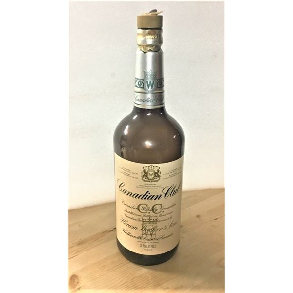 Large Canadian Club Whisky Bottle