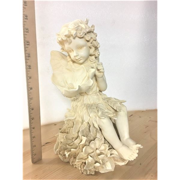 Fairy Sculpture  -  As Is, flower petal broken off