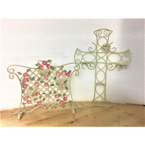 Two Wall Hangings/ Candle Holders