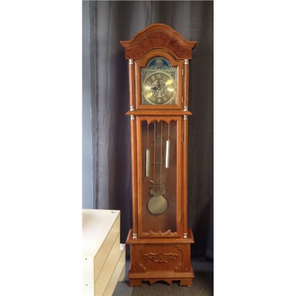 Daniel Dakota Grandfather Clock Battery Operated, Clock Works.