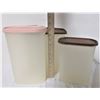 Image 3 : Three Vintage Tupperware Containers with Lids