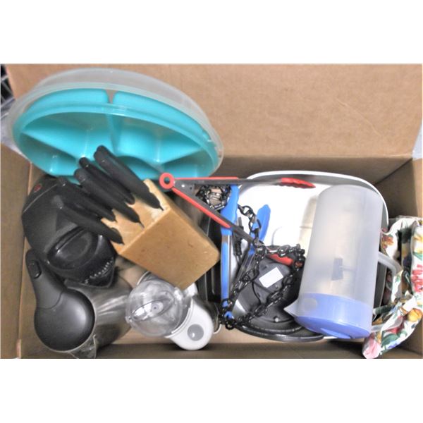 Box of Kitchen Items